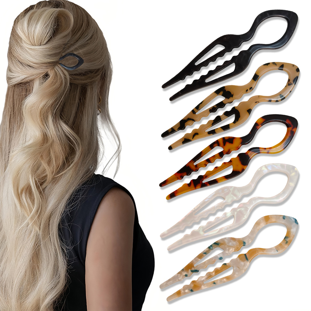 Women Accessories Wholesale - Szpilki do włosów w kształcie litery