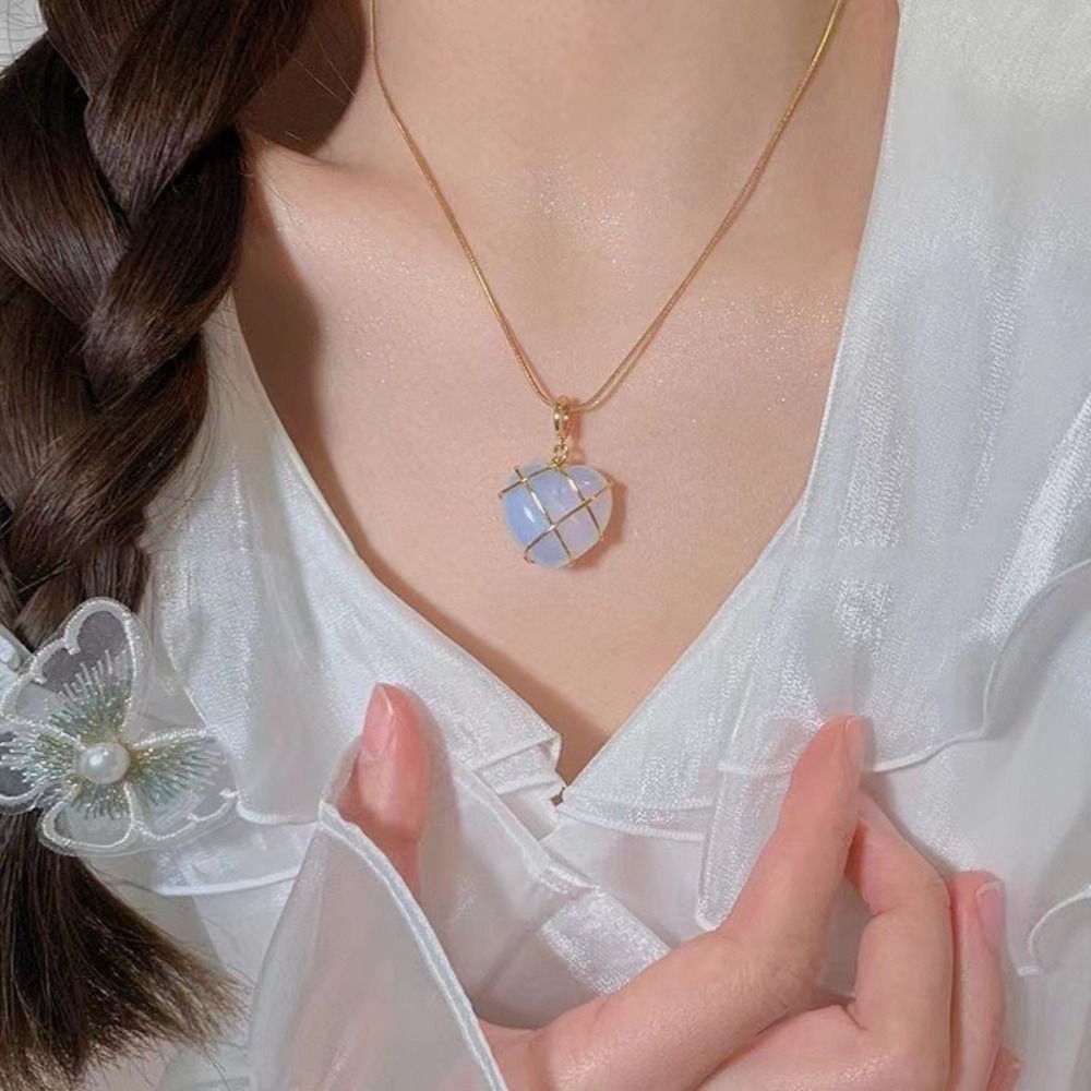 Women Accessories Aesthetic - Naszyjnik z zawieszką w kształcie serca