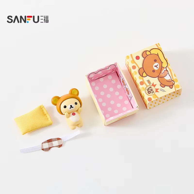 Women Accessories Gift Box - Autentyczne pudełko z cukierkami Rilakkuma Sanfu,
