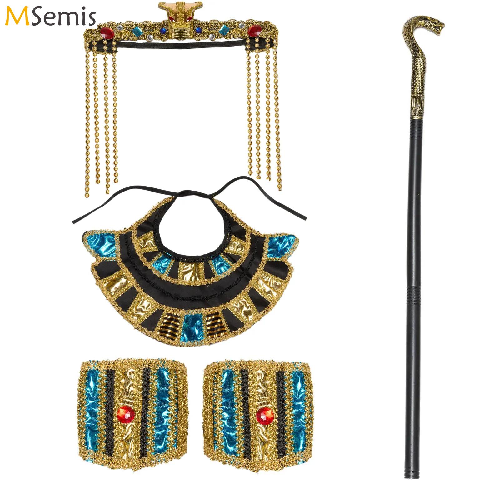 Women Accessories In Egypt - Kleopatra egipska królowa peruka i koraliki
