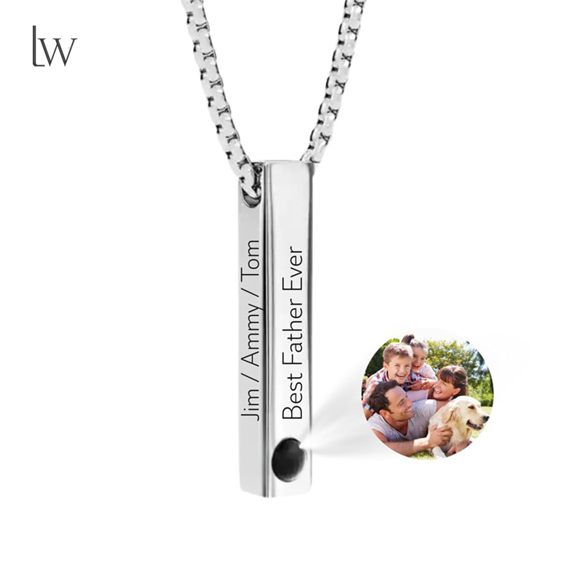Women Accessories Gift Box - Naszyjnik z Własnym Zdjęciem i Imieniem,