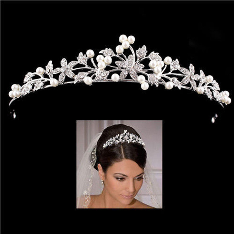 Kryształowa tiara ślubna do wł – Women Accessories Aesthetic recenzja i cena