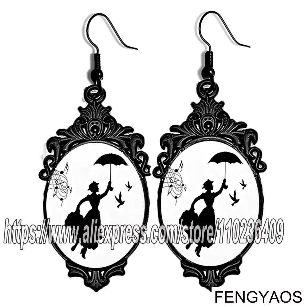 Nowe czarne kolczyki wiszące M – Women Jewelry Accessories For Black Dress recenzja i cena