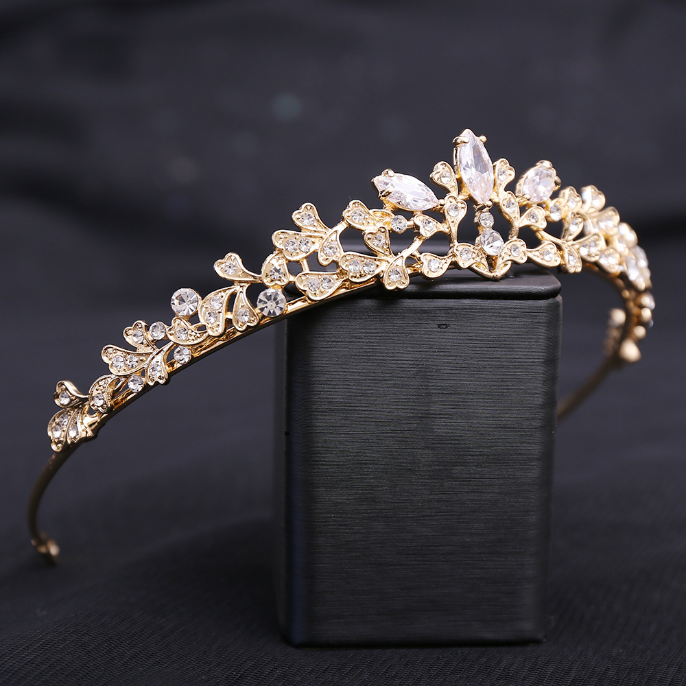 Barokowa Luksusowa Korona Ślub – Women Jewelry Accessories For Black Dress recenzja i cena