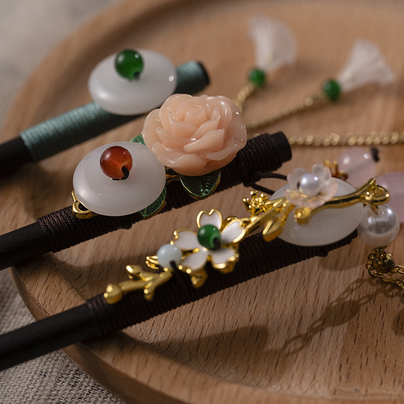 1 szt. Drewniana spinka do wło – Women Accessories Aesthetic recenzja i cena